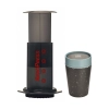 Zestaw Aeropress i kubek Circular rCUP czarno-błękitny pojemność 227 ml