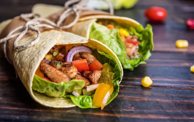 Tortilla z warzywami
