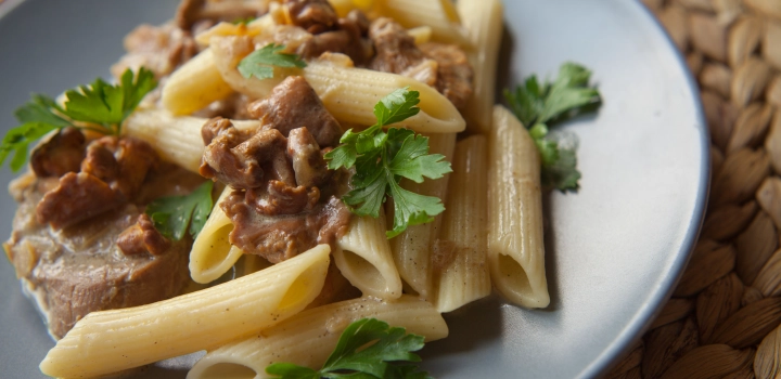 Polędwica w sosie kurkowym II