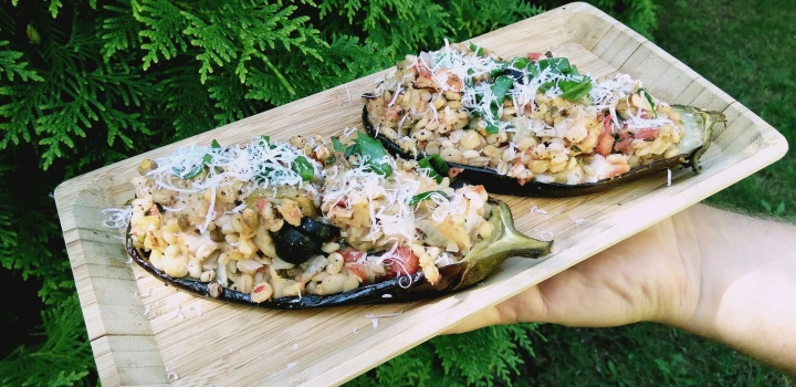 Bakłażanowe łódeczki